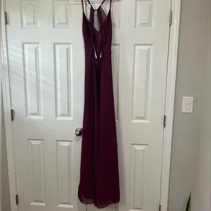 Azazie | Dresses | Azazie Blink Bridesmaid Dress Color Raspberry Size A |  Poshmark